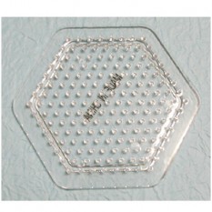 컬러비즈 모양판5mm용 육각(소) 약7.5cm