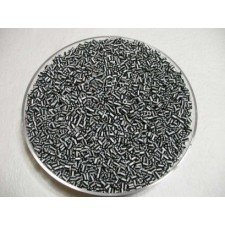 투톤1번-컬러비즈 검정+흰색 5mm 약1000개 60g