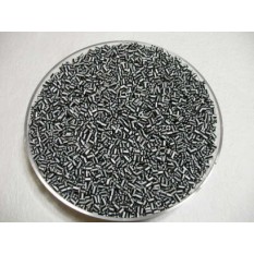 투톤1번-컬러비즈 검정+흰색 5mm 약1000개 60g