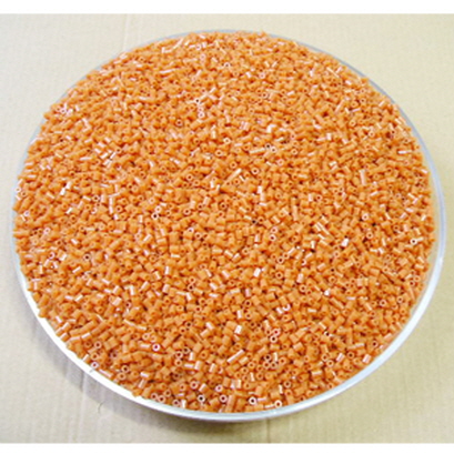 H19번 컬러비즈 3mm 약3300개 50g 브라운색