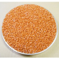 H19번 컬러비즈 3mm 약3300개 50g 브라운색