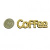 우드 이니셜 coffee 커피