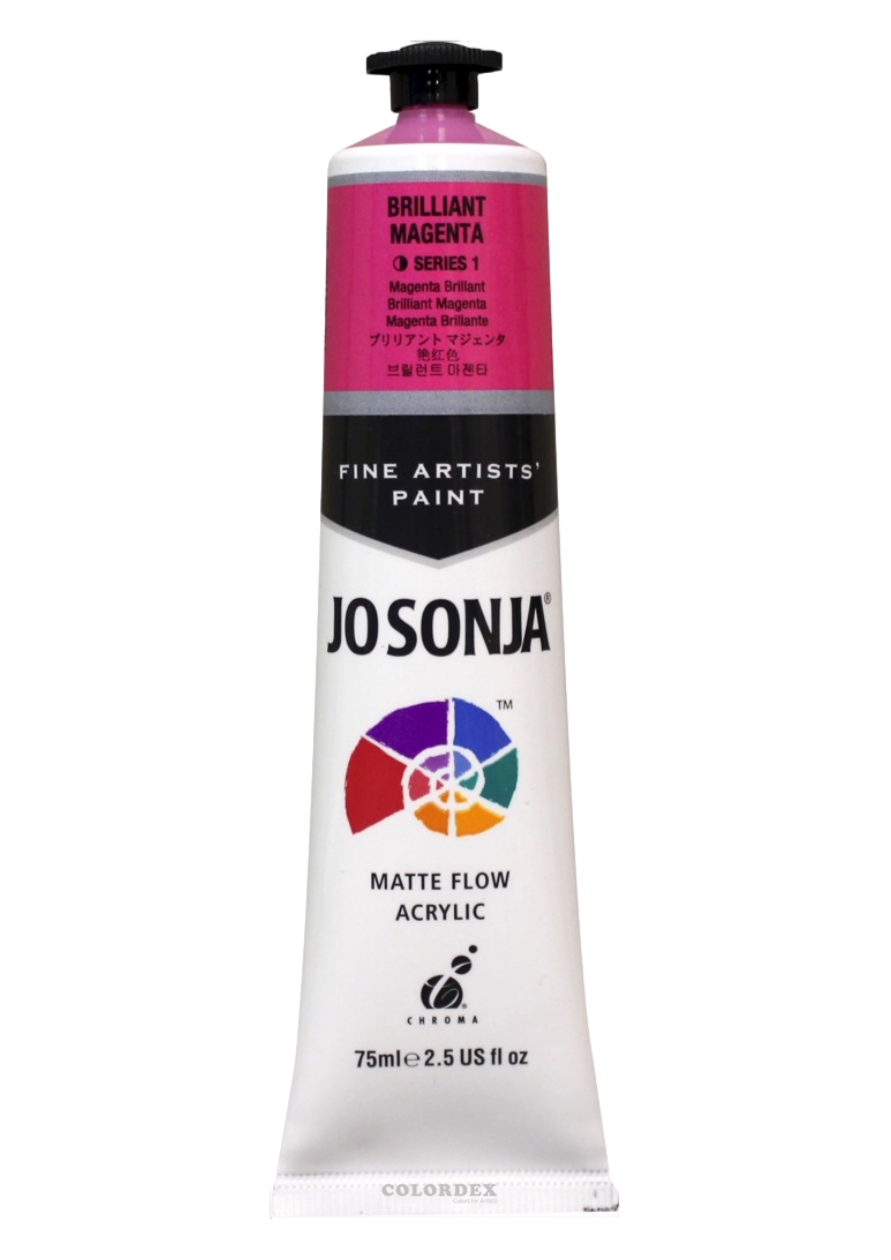 조소냐 아크릴 물감 75ml S1-142번 Brilliant Magenta 브릴런트 마젠타