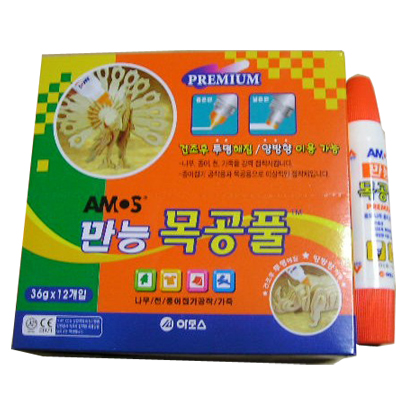 아모스 목공풀36g 1통 12개