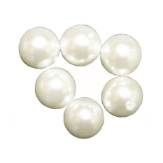 진주구슬흰색14mm(한봉지100개)