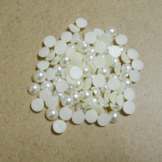 반쪽구슬 8mm 미색 1봉지100개