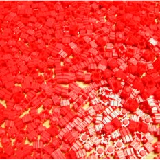 공작블럭 6번 빨강색 8×8×7 50g 1봉지약270개