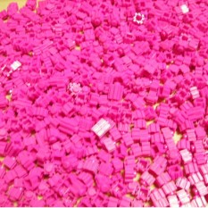 공작블럭 5번 꽃분홍색 8×8×7 50g 1봉지약270개