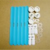디폼블럭팔찌 8mm×8mm 10mm×10mm 겸용 실리콘(1봉지5개)