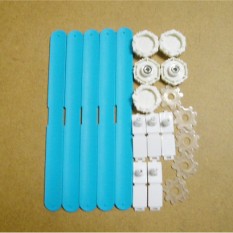 디폼블럭팔찌 8mm×8mm 10mm×10mm 겸용 실리콘(1봉지5개)
