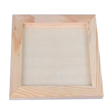 나무정사각액자 14cmx14cm  
