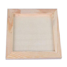 나무정사각액자 14cmx14cm  