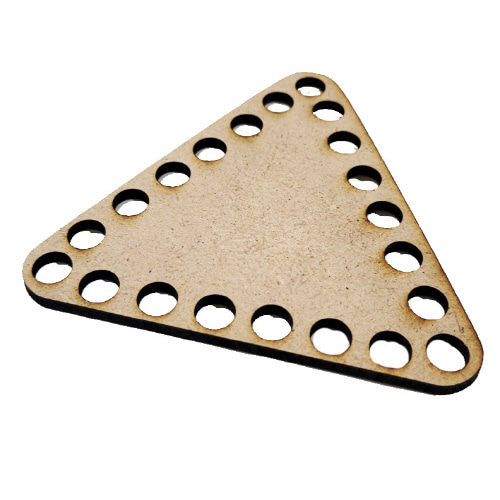 양말목부자재 베이스판 세모 양말목 공예 직조틀 집콕 약10.5cm+약9.8cm
