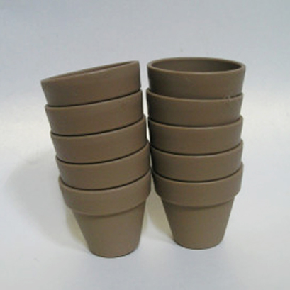 PVC 미니화분 밑면3cm 윗면 5.2cm 높이 5cm 10개