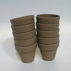 PVC 미니화분 밑면3cm 윗면 5.2cm 높이 5cm 10개