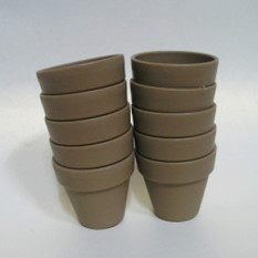 PVC 미니화분 밑면3cm 윗면 5.2cm 높이 5cm 10개