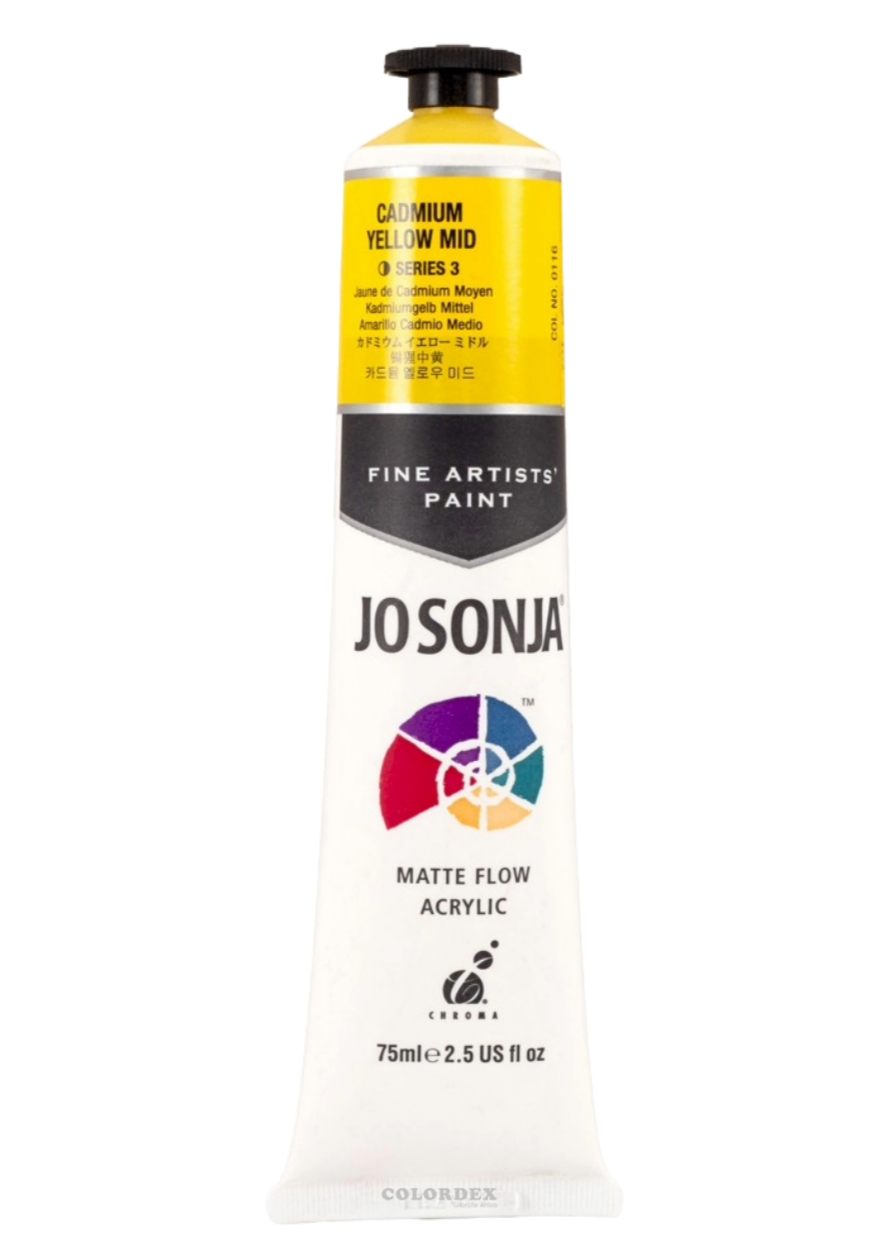 조소냐 아크릴 물감 75ml S3-602번 Cadimium Yellow Mid 카드뮴 옐로우 미드