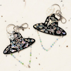 굿즈 전통모자키링만들기 갓키링 아크릴열쇠고리 자개키링만들기세트