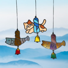 설날만들기 포일아트 전통 액막이 도어벨 풍경 / 2종