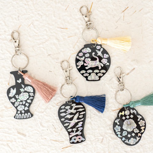 민화샵 자개스티커키링 전통문화