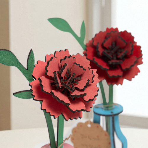 민화샵 [가정의달] MDF 입체 카네이션 조화 만들기