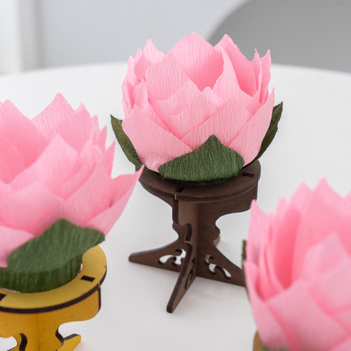 민화샵 카네이션 연꽃 무드등 만들기 부처님오신날